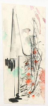 Papierarbeit Kuhlmann o.T (Turm)