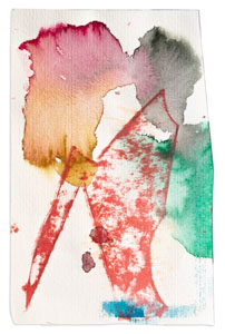Papierarbeit Kuhlmann o.T. (Pult), 2024
