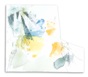 Papierarbeit Kuhlmann o.T. (Pferdeportraits), 2025