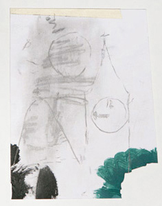 Papierarbeit Kuhlmann o.T. (Kirchner 2)