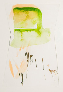 Papierarbeit Kuhlmann o.T. (Taille/Profil), 2018