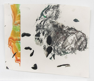 Papierarbeit Kuhlmann o.T. (liegend), 2017