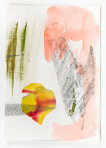 Papierarbeit Kuhlmann o.T.(heart of gold), 2019