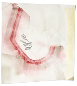 Papierarbeit Kuhlmann o.T. (die Kontour), 2017