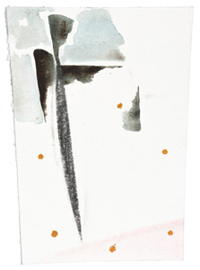 Papierarbeit Kuhlmann o.T. (Engel im Aufstieg), 2018