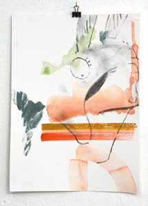 Papierarbeit Kuhlmann fOrMEn (aUgE MUeTze), 2018