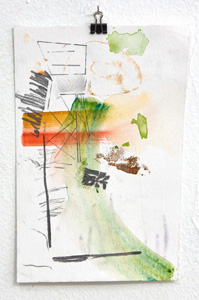 Papierarbeit Kuhlmann formeN (hOChSitZ mASke), 2018